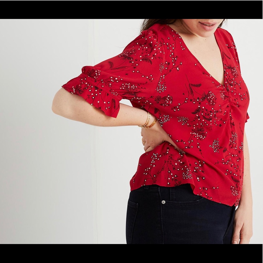 Madewell romantic 70s style blouse!!